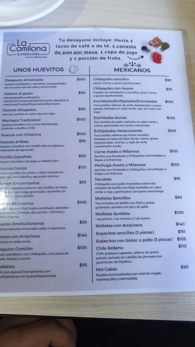 restaurant la comilona Menu - Image 3