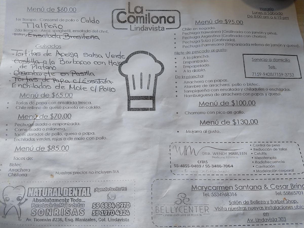 restaurant la comilona Menu - Image 5